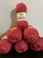 Cherub Aran Yarn By Cascade Yarns.  Lot Of 6 Skeins. 100 G Each. Color # 22