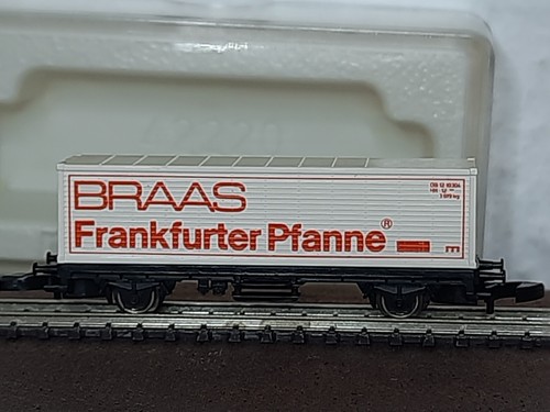 Märklin Spur Z SoMo 88710 Containerwagen "Braas - Frankfurter-Pfanne" mit OVP  | Zustand: Gebraucht