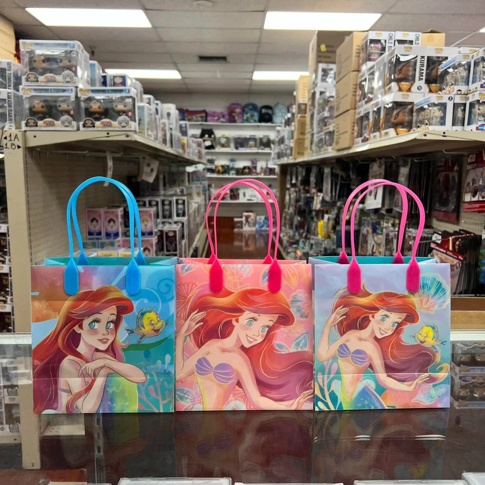 Disney Little Mermaid Ariel 12X Goodie bags Birthday Party Favor Bags Gift - Image 2 of 4
