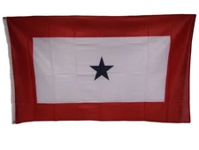 3x5 U.S. Blue Star Service Banner Knitted Nylon Premium Flag 3'x5'  Grommets