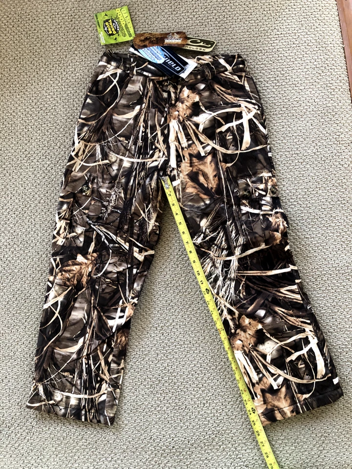 Drake Waterfowl MST Youth Fleece Lined Pant Max 4 Camo Size 16 - 100% Waterproof - Image 2 of 4