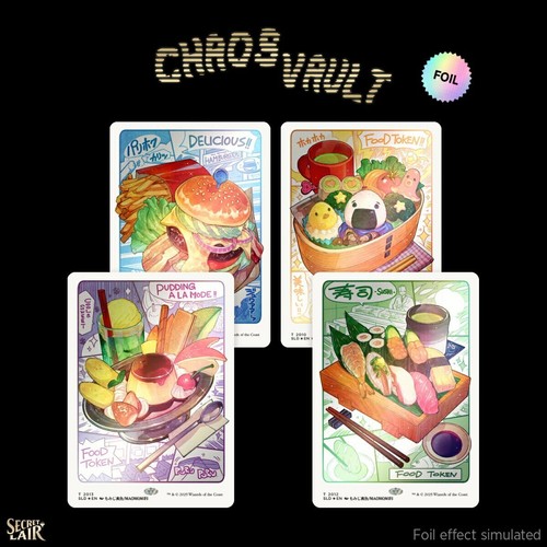 Magic: The Gathering, Secret Lair Drop Oishii! Fichas Rainbow Foil selladas Magic The Gathering - Imagen 2 de 6