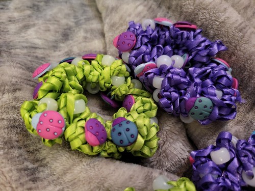 Cute Scrunchie Hair Ties Handmade you pick styles and color 3 for $12 or $5 ea - Picture 7 of 12