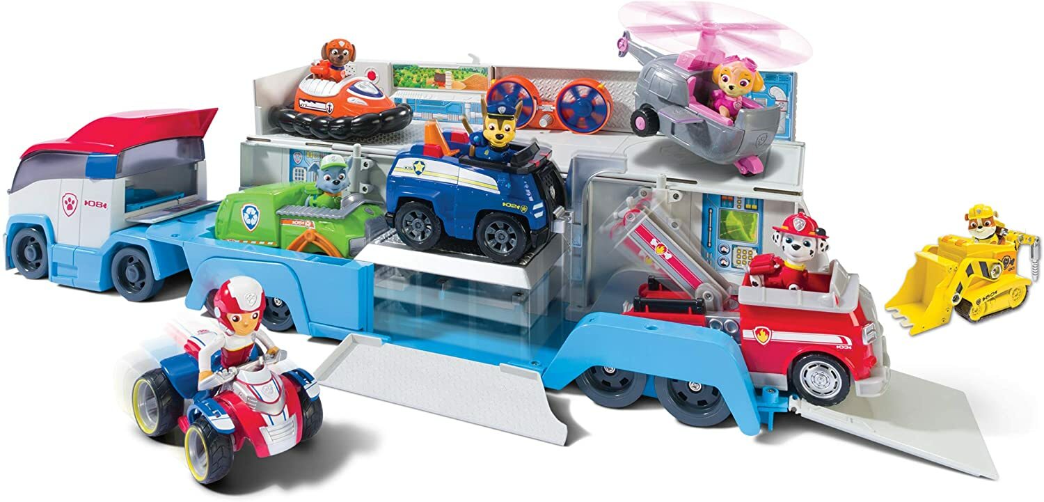 paw patrol transport vehicle