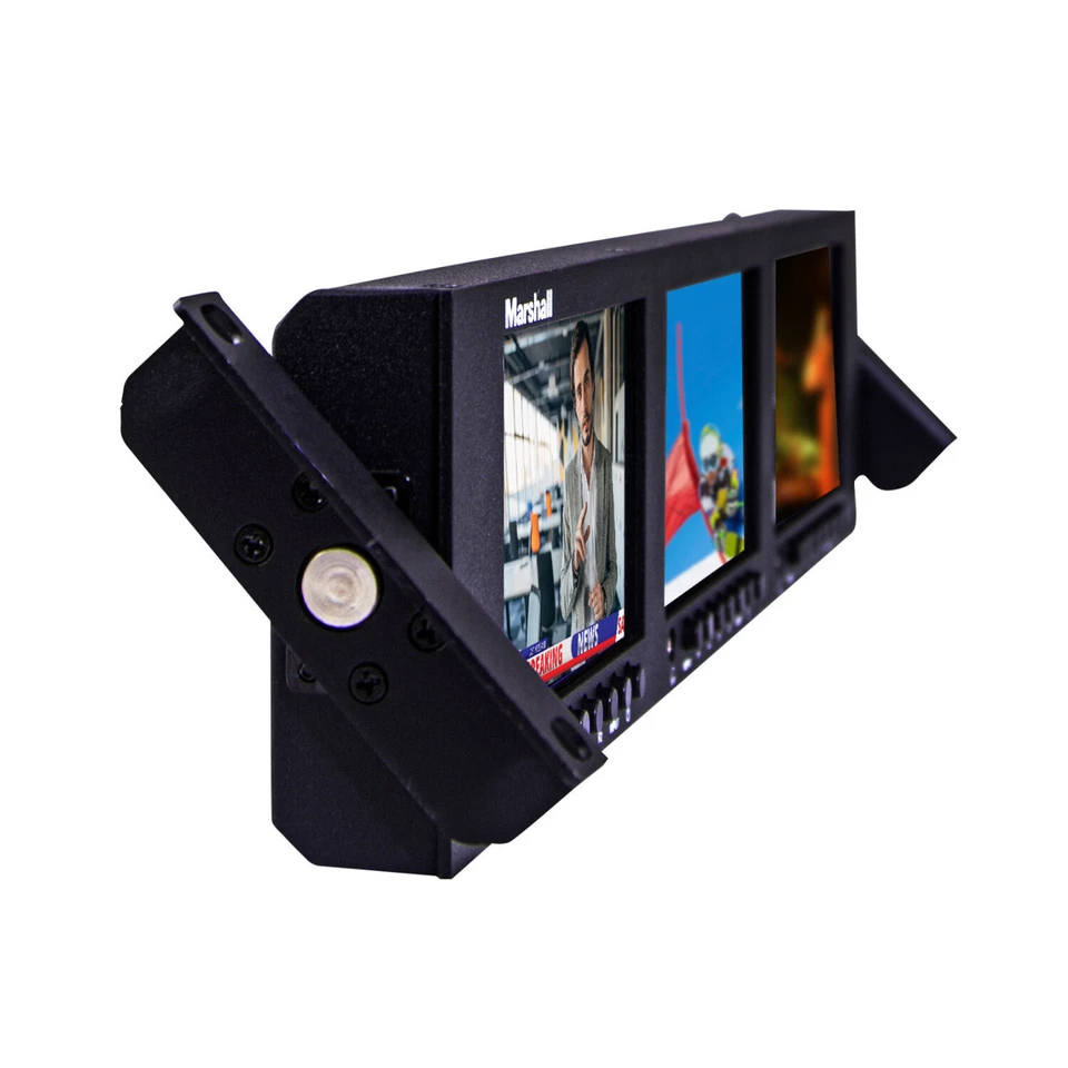 Monitor LCD Marshall Electronics ML-503 montaje en rack pantallas triples de 5 pulgadas (2 RU) Foto 3 de 4