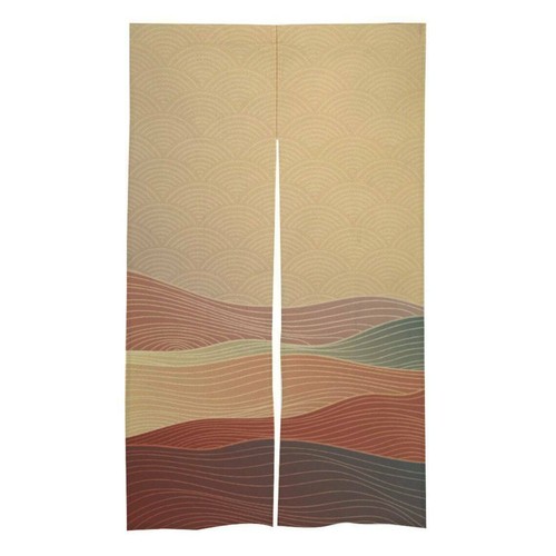 Japanese Noren Doorway Hanging Curtain Room Divider Panel Blind 34" x 56" - Picture 8 of 8