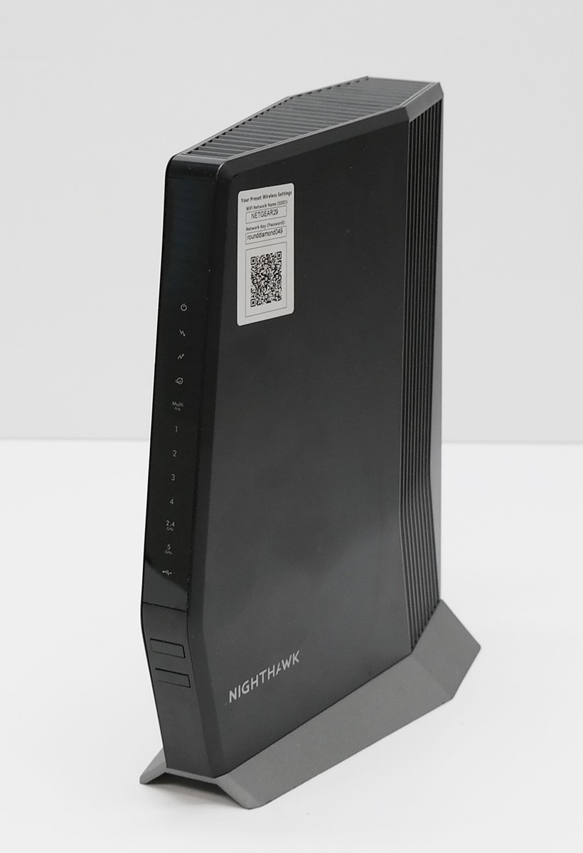 NETGEAR Nighthawk CAX80 AX6000 8-Stream Wi-Fi 6 Cable Modem NETGEAR Nighthawk CAX80 AX6000 8-Stream Wi-Fi 6 Cable Modem