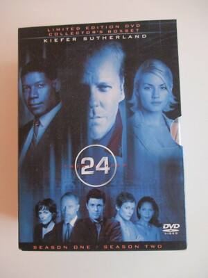 Kiefer Sutherland 24 Season Staffel 1 + 2 Doublepack 13 DVD Box Set Edition top
