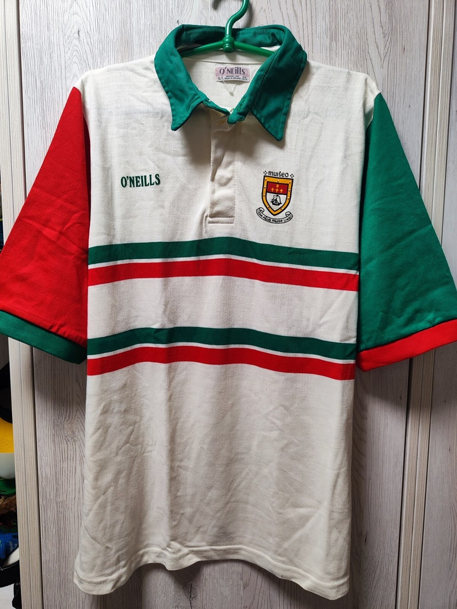 MAYO GAA (MUISEO) VINTAGE RUGBY SHIRT JERSEY 1980s Size L UK