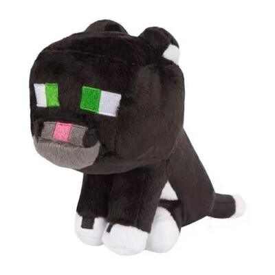 18cm Neue Schwarze Katze Minecraft Plüschtier Gefüllte Weiche Kinder Spielzeug
