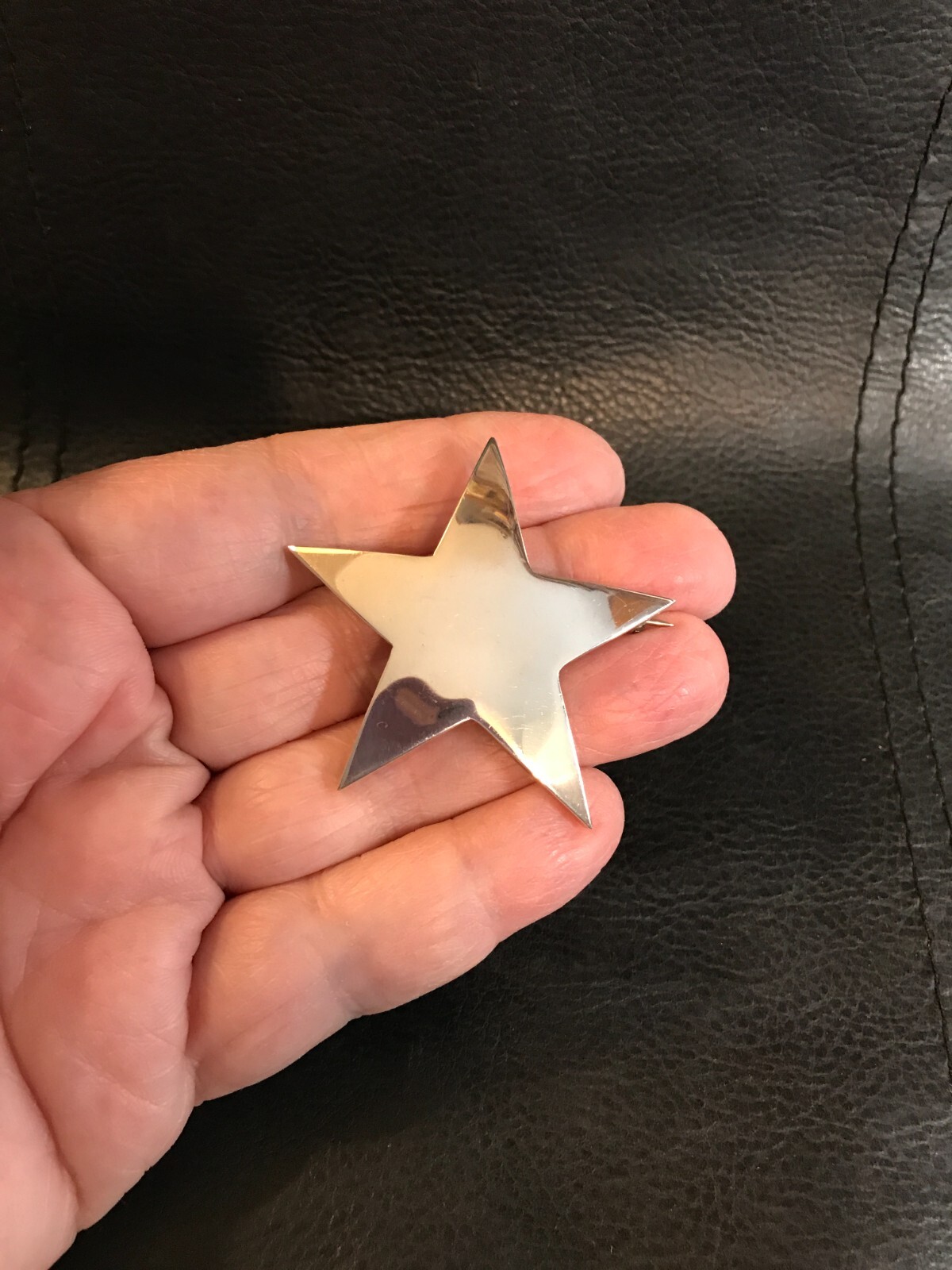 Sterling Silver Solid Quality Handmade 5-Pointed … - image 2