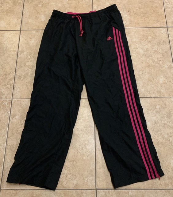 ADIDAS Vintage Women's Swishy Ankle Zip Track Jogging Pants Sz: Large | eBay
