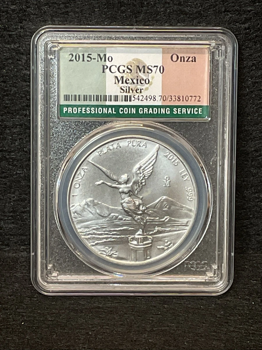 2015年 メキシコ 銀貨 PCGS MS70 1オンス最高評価 2015 Grade MS 70 Mexican Coins for sale | eBay