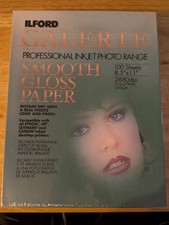ILFORD Galerie Smooth Gloss Paper/ Still Sealed/8.5" x 11"
