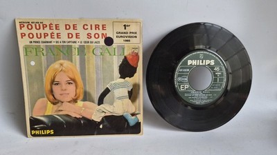 45t - France Gall - Wachspuppe Klangpuppe. 1. Preis Eurovision 1965