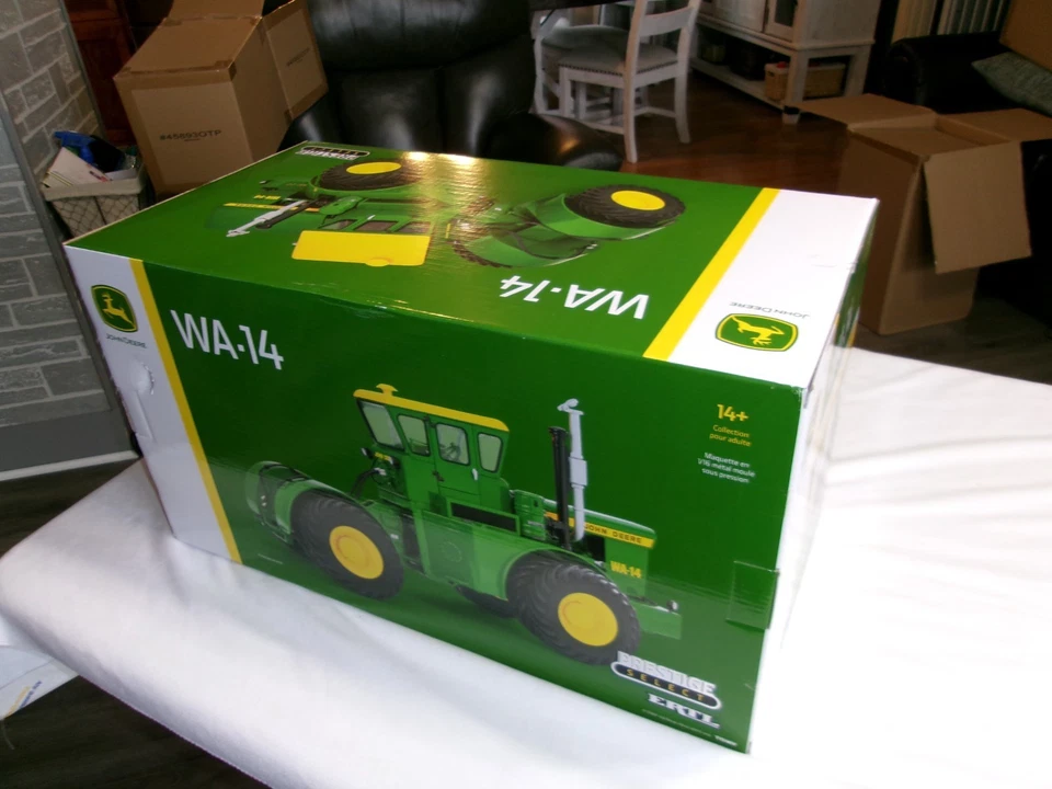 John Deere Farm Toy NIB Sealed Never Opened Prestige Select 4WD Tractor WA-14 - Image 2 of 2