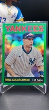 🔥Paul Goldschmidt🔥Green /99🔥2025 Topps Archives #87 - Yankees