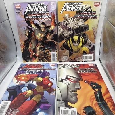 New Avengers Transformers #1-4 #1 #2 #3 #4 Complete Series Set IDW (2007)