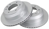 2X A.B.S. Bremsscheibe Beschichtet 18104 FüR Hyundai Tq Travel Cargo Crdi