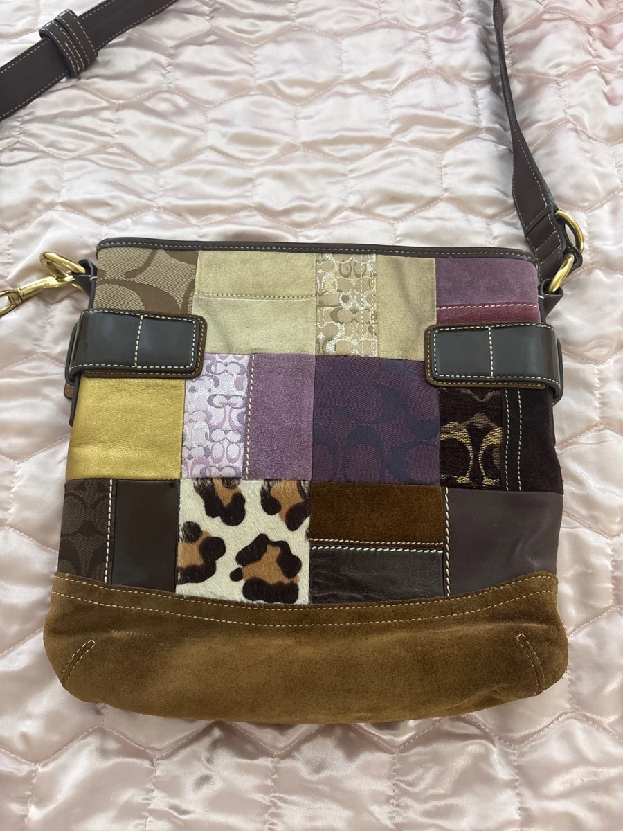 Coach Patchwork Suede Bags & Handbags for Women for sale | eBay