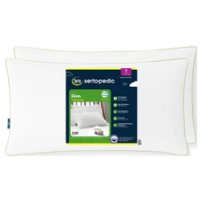 Sertapedic Firm Bed Pillow, King, 2 Pack
