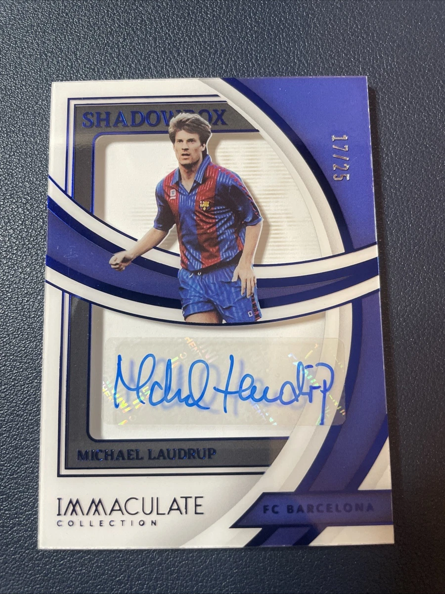 Michael Laudrup Autographed Soccer Sports Trading Cards