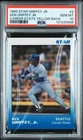 1989 STAR #2 KEN GRIFFEY JR. CAREER STATS YELLOW BACK Rookie RC PSA 10 Low Pop