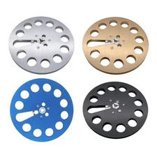 7" Tape Reel Durable Aluminum Empty Spool Tri-Hole Tape Organizer-