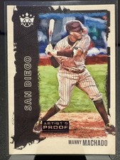 2021 Panini Diamond Kings - Manny Machado #100 Artist Proof Blue