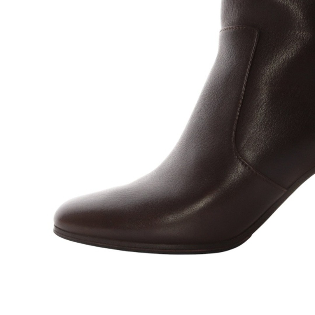靴 MICHEL VIVIEN 7,5CM HEEL SHORT BOOTS Michel Vivienne VIVIEN Chunky Heel Leather Short Boots 38