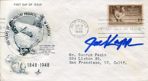 Joe Kapp California Cal Golden Bears Minnesota Vikings HOF Signed Autograph FDC