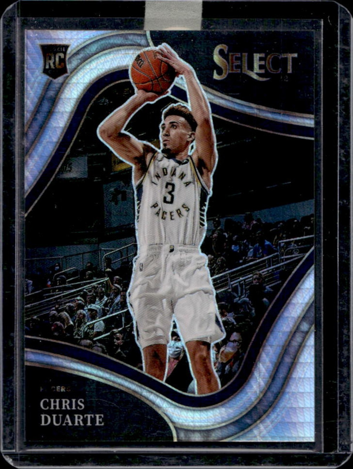2021-22 Select Chris Duarte RC Lucky Envelopes Prizm Courtside #4/8 Pacers