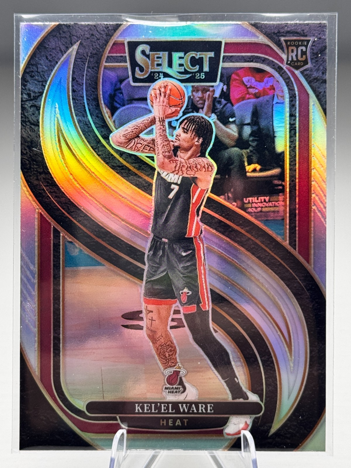 Kel'el Ware Silver Premier Prizm Select 2024-25 Heat RC
