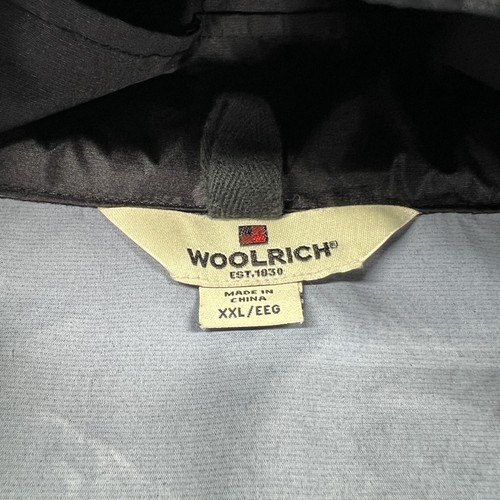 Woolrich Giacca Uomo 2XL Nero con Cappuccio Parka Leggero Cappotto Impermeabile Trek - Foto 15 di 20