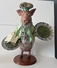 Limited Edition Mark Roberts 18” Server Butler Pig #37/100 Rare Intricate Detail