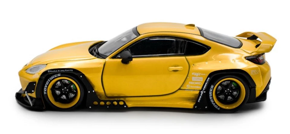 SOLIDO, PANDEM TOYOTA GR86 2022 jaune, échelle 1/43, SOL4315101 - Photo 4/4