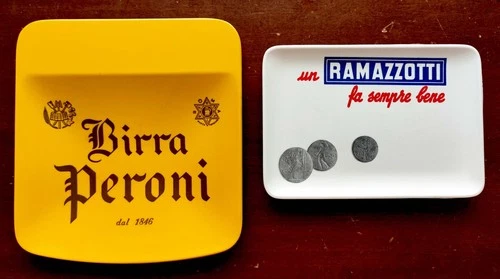 Vintage Peroni and Amaro Ramazzotti Beer Rendresto, 1960s - Modernism