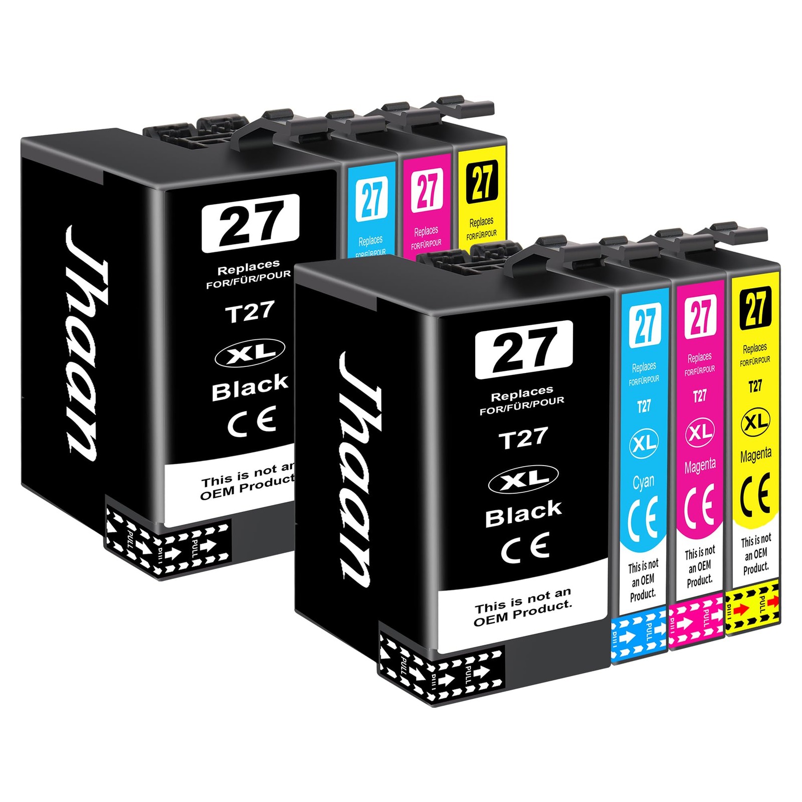 Cartouches d'encre 27XL anti-blocage compatibles Epson pour stopper le gaspillage