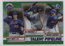 2020 Bowman Green Refractor 25/99 Ali Sanchez Andres Gimenez Brett Baty 0nr3