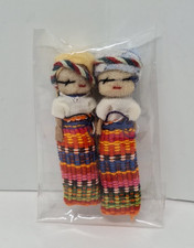 GUATEMALAN Worry DOLLS Handmade LOT of 2