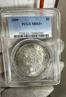1899-P Morgan Silver Dollar $1 PCGS MINT STATE 63+ MS 63 + RARE KEY DATE