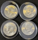 Lot of 4 1976 S  Silver Kennedy BU 40% Silver Half-Dollar Bicentennial USMint