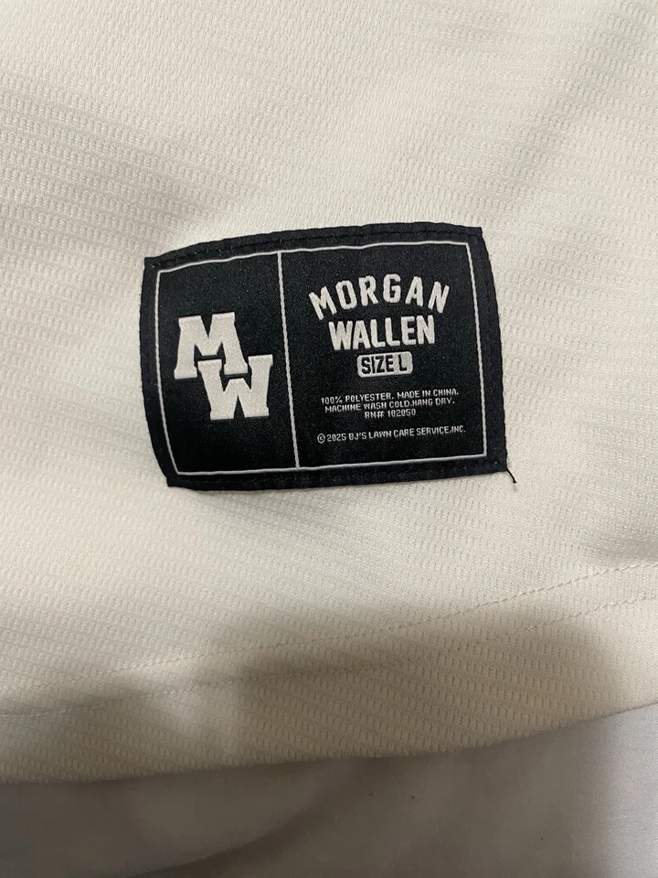 Camiseta deportiva de béisbol Morgan Wallen I’m The Problem 2025 Tour mercancía oficial talla L Foto 3 de 4