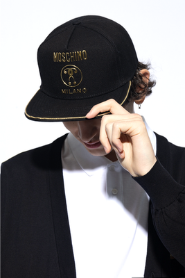 MOSCHINO Baseballcap Double Kappe Basebalkappe Trucker Hat Hut Cap