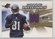 2006 SPx Winning Materials Veteran Nate Burleson #WMV-NB 0gx2