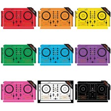 Alpha Theta DDJ-FLX2 Skin 9 Bold Colors Choices Protective Decal StyleFlip