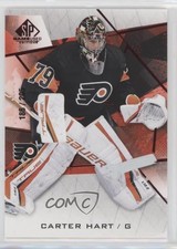 2021-22 Upper Deck SP Game Used Red Fragment 186/205 Carter Hart #89 y1s