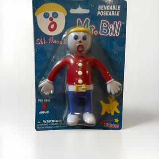 NJ Croce Mr. Bill Bendable Poseable Figure Doll Television Collectible