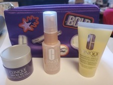 Clinique Skincare Cleansing Balm, Face Spray, Lotion, Travel Size, Pouch New!