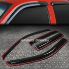 FOR 04-12 COLORADO/CANYON SMOKE TINT WINDOW VISOR SHADE/SUN WIND/RAIN DEFLECTOR